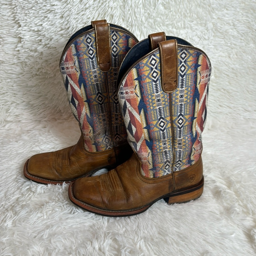 ARIAT PENDLETON CIRCUIT SAVANAH WOMENS WESTERN COWBOY BOOTS-7.5